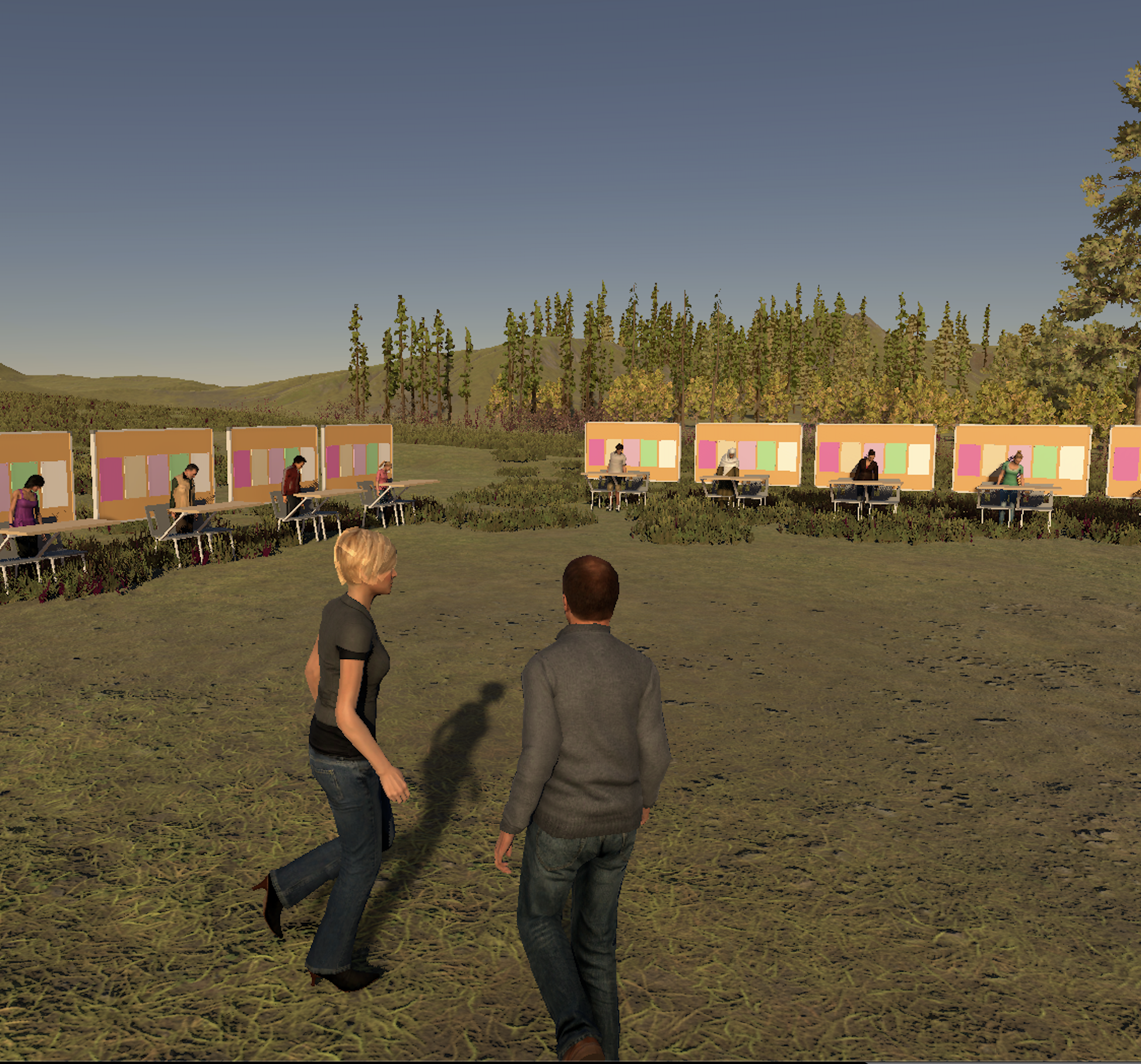 Emergent Crowds Dynamics from Language-Driven Multi-Agent Interactions